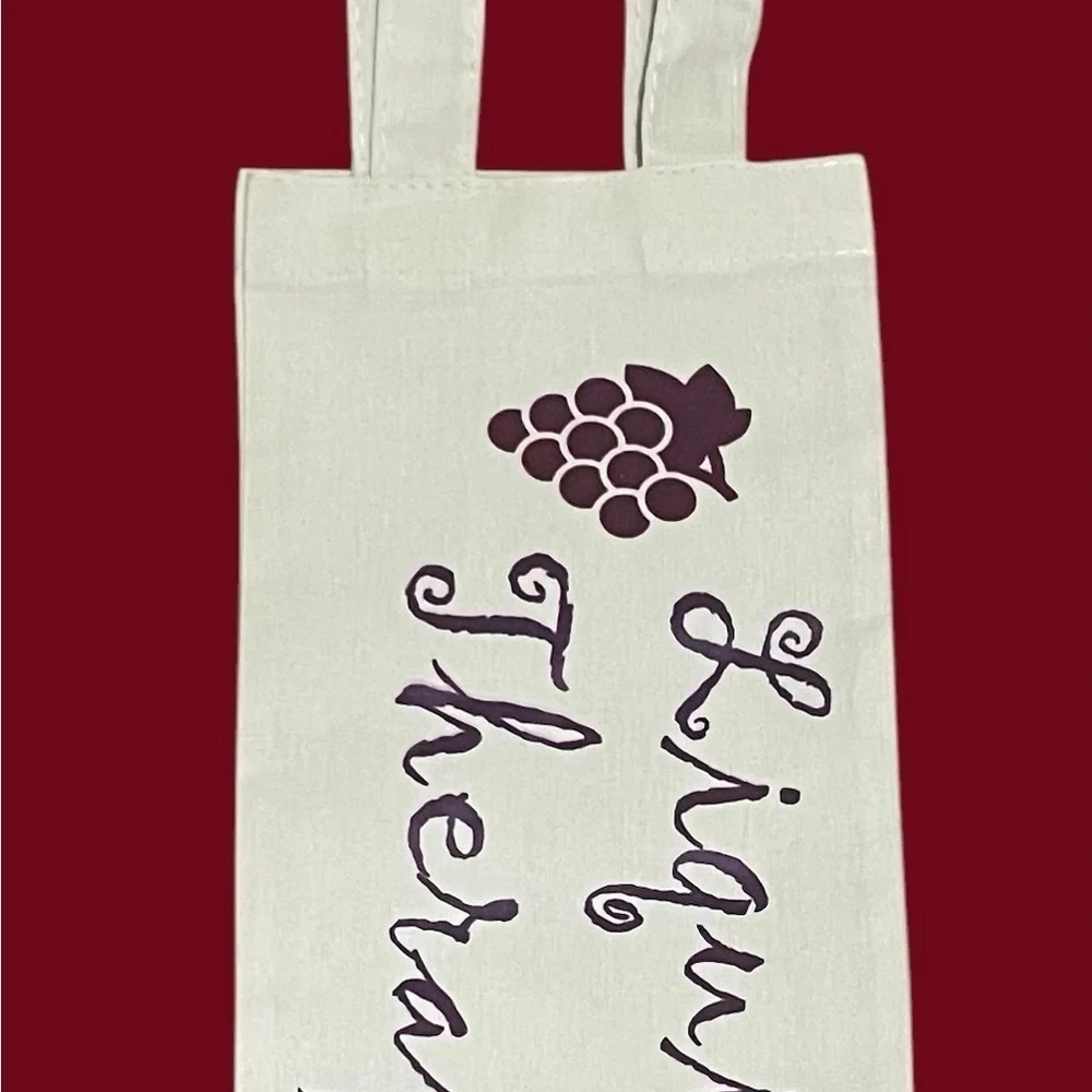 HANDCRAFTED WINE GIFT BAG HOLDS 750ML BOTTLE.  BUNDLE 2 FOR $25.